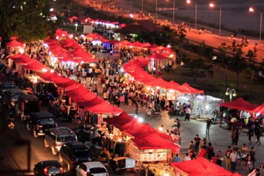 Night market at Vientiane